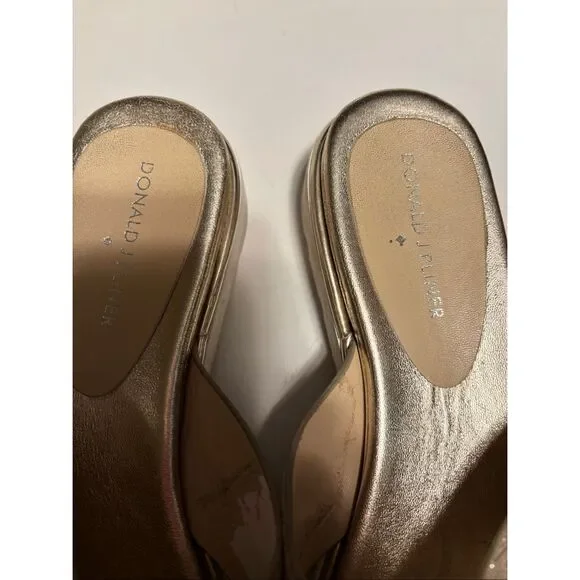 Donald Pliner Gold Sandals - Picture 3 of 7